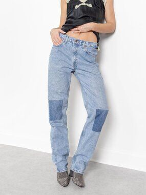 LEVI'S 505 BOYFRIEND JEANS Vintage Baggy / 40 Inch Hips / Size 4 To 6